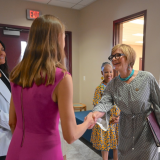 Congresswoman Lee attending EPA event