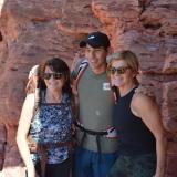 Congresswoman Lee with rock climber Alex Honnold