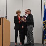 Congresswoman Lee with the Asian Chamber of Commerce