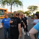 Congresswoman Lee at annual Fill the Bus event
