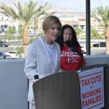 Congresswoman Lee speaks at press conference