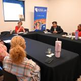 Congresswoman Lee at roundtable