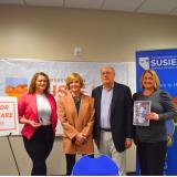 Congresswoman Lee and roundtable participants