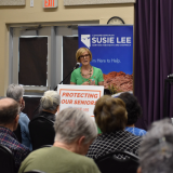 Susie Lee Speaks to Seniors 