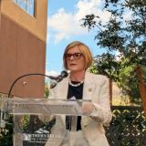 Rep. Susie Lee speaks during a news conference