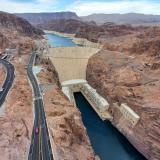Barb Olson  Prezgay's winning photo of the Hoover Dam and surrounding landscapes