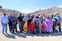 Rep. Lee with Tribal Group