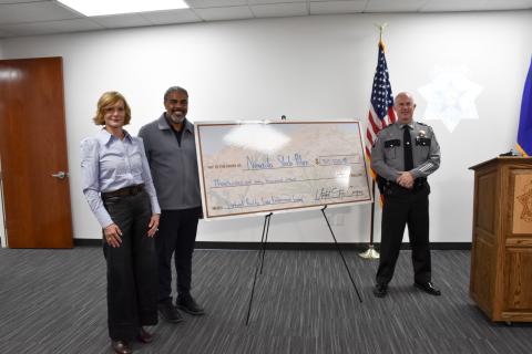 Reps. Lee and Horsford and NSP Major Simpson
