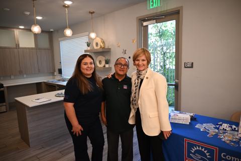Congresswoman Lee with staff