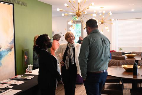 Congresswoman Lee with staff