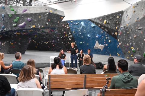 Congresswoman Lee speaking