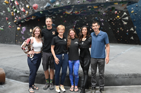 Congresswoman Lee with event panelists