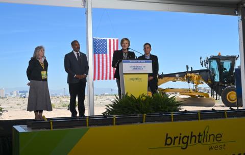 Congresswoman Lee speaks at groundbreaking
