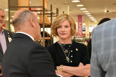 Rep. Lee and Attendee