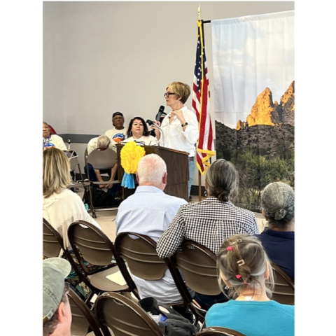 Congresswoman Lee at Avi Kwa Ame event