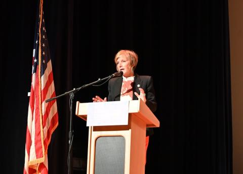 Congresswoman Lee speaking