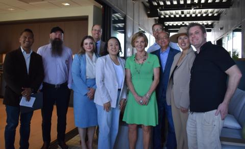Rep. Susie Lee and roundtable attendees