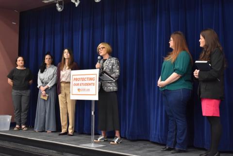 Claire DiPinto, State Senator Shelly Cruz-Crawford, Amanda Morgan, Rep. Susie Lee, Rebecca Dirks Garcia, and Catherine Nielsen