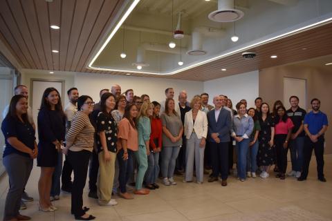 Rep. Lee and MP Materials staff