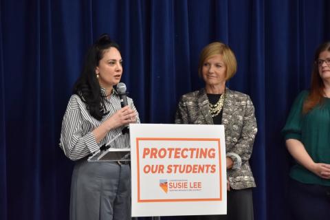 State Senator Shelly Cruz-Crawford and Rep. Susie Lee