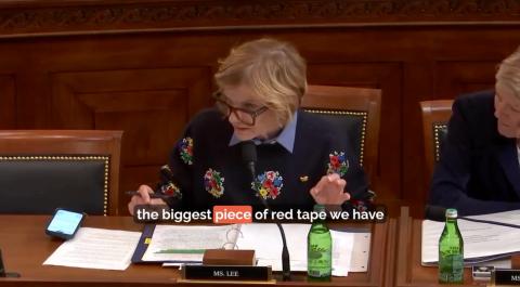 Rep. Lee Speaks During HNRC Markup