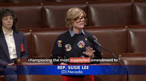 Rep. Susie Lee speaks on House floor