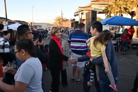 Congresswoman Lee celebrating Lunar New Year