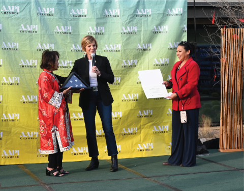 Congresswoman Lee celebrating Lunar New Year