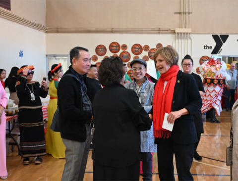Congresswoman Lee celebrating Lunar New Year