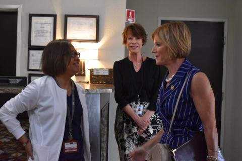 Rep. Lee speaks at Spanish Hills