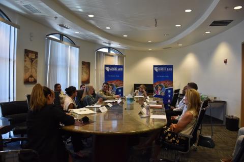Rep. Lee and Roundtable Attendees