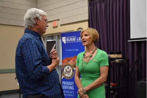 Rep. Susie Lee and Senior