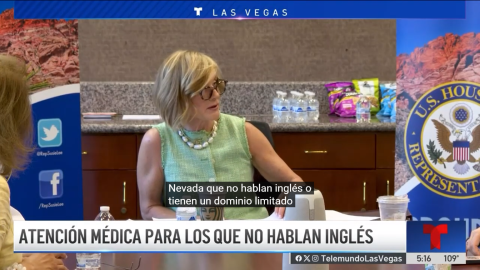 Rep. Susie Lee speaks during a roundtable