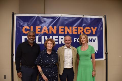 Rep. Horsford, Donna West, Chris Brooks, and Rep. Lee