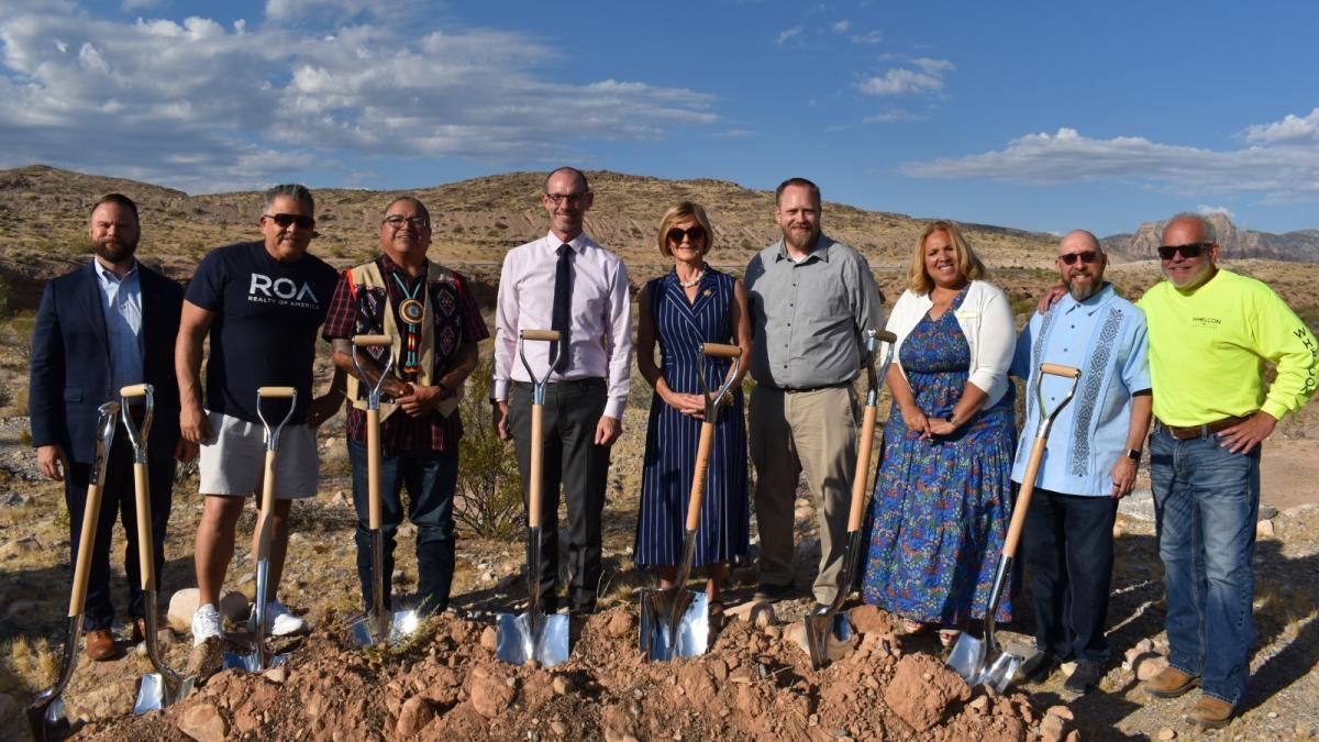 Rep. Lee at Red Rock Canyon Trail Groundbreaking