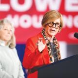 Rep. Susie Lee speaks at event