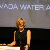 Rep. Susie Lee speaks at event