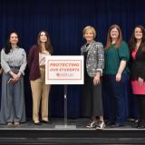 Claire DiPinto, State Senator Shelly Cruz-Crawford, Amanda Morgan, Rep. Susie Lee, Rebecca Dirks Garcia, and Catherine Nielsen