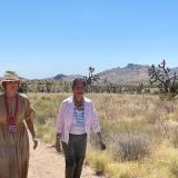 U.S. Rep. Susie Lee walks with Interior Secretary Deb Haaland