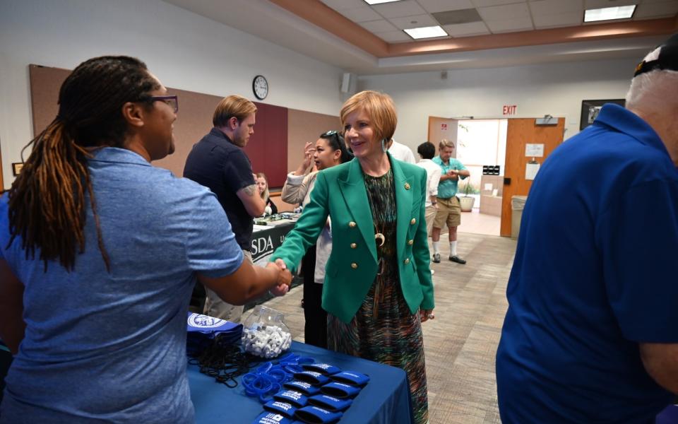 Congresswoman Lee at Rural Partners Network Resource Fair