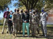 Rep. Susie Lee at Cashman Vaccination Site