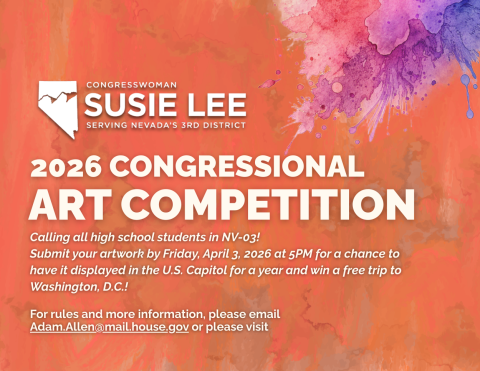 2026 Congressional Art Competition Poster